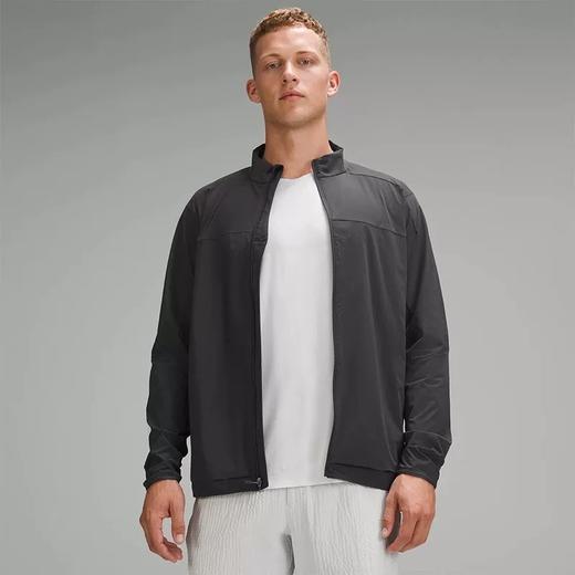 lulu 新品Stretch Ventilated男士跑步夹克户外防晒服 商品图2