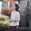 西子/节节高桑蚕丝盘扣竹叶提花中式复古气质衬衣女装/CSYH0023 商品缩略图3
