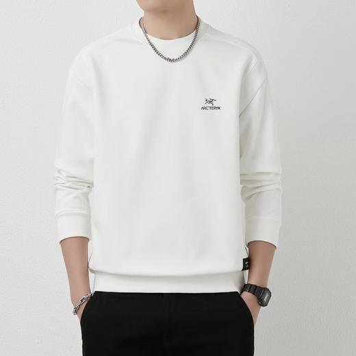 F032537时尚百搭休闲运动弹力印花男士圆领卫衣 商品图4