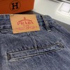 F032515新款百搭情侣款硅胶LOGO拼接口袋军工牛仔男士短裤 商品缩略图6