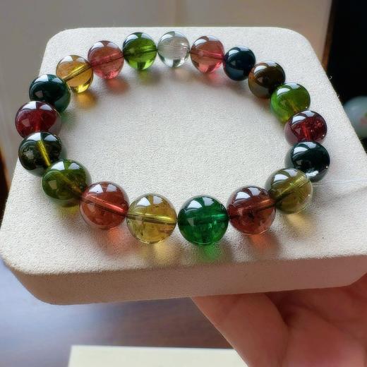 9.9mm老矿碧玺手串 商品图0