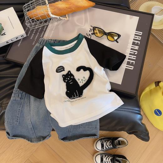 颜值炸裂❗️宝宝夏日必入款❗️【💰39.9元任选3件儿童毛巾绣插肩短袖T恤】80-160码🌈男女宝都能穿出潮童范儿~趁着这波好价赶紧冲❗️聚★为爱严选 商品图5