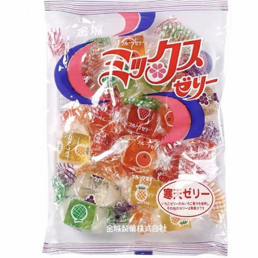 【BF】日本寒天金城什锦水果软糖果汁滨永进口儿童零食方块喜糖独立包装 商品图0