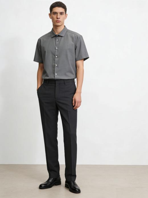 G2000男装SS25商场新款【三防科技/免烫防皱】短袖衬衫61133902 商品图1