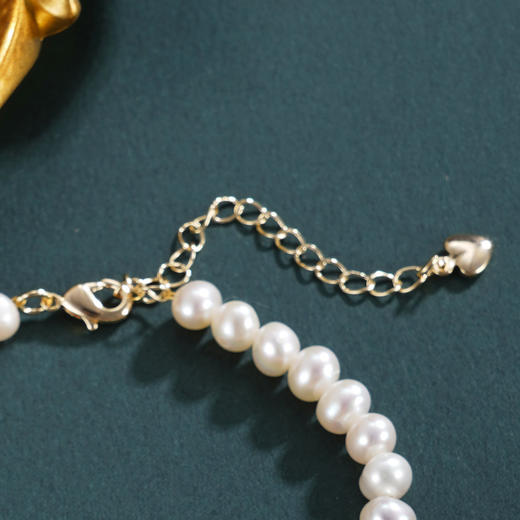 子佩集【潮汐精灵】珍珠惜王妃手链【ZZSL010】5.5-6mm珠镀金鱼尾2601 商品图3