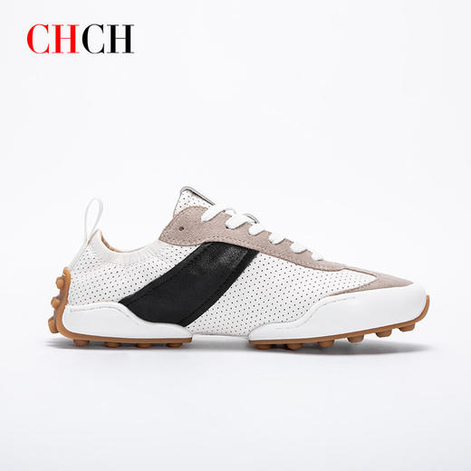 CHCH2024春夏新款牛皮透气阿甘鞋平衡鞋女鞋CO1B5681 商品图0