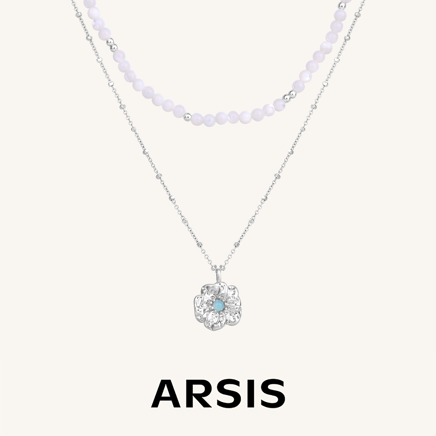 ARSIS 丨 繁绮系列 繁花风影双层叠链