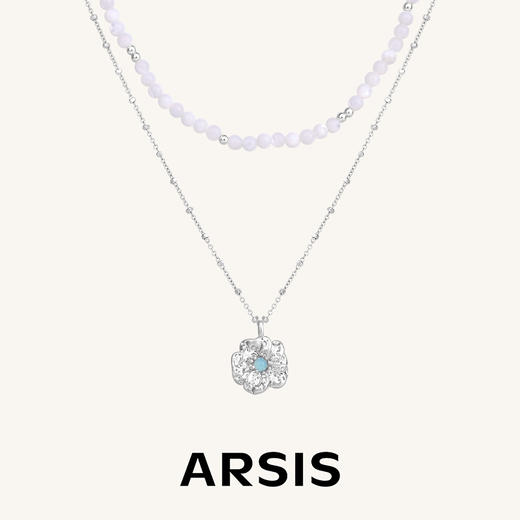ARSIS 丨 繁绮系列 繁花风影双层叠链 商品图0