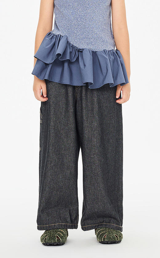 jnby   26年夏款  牛仔长裤  1Q4E13250 商品图3