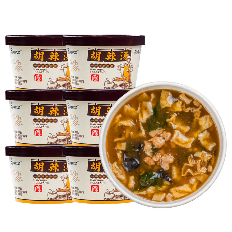 嗨吃家胡辣汤65g*6桶 免煮冲泡
