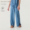 马克珍妮天丝软牛仔女童开叉直筒裤2026年夏装新款560656 商品缩略图0
