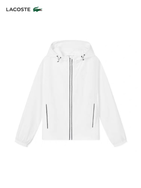 【9.5折】5楼法国鳄鱼LACOSTE女装26春夏新款防泼水防晒网球外套|BF0749-98吊牌价1990折后价1891