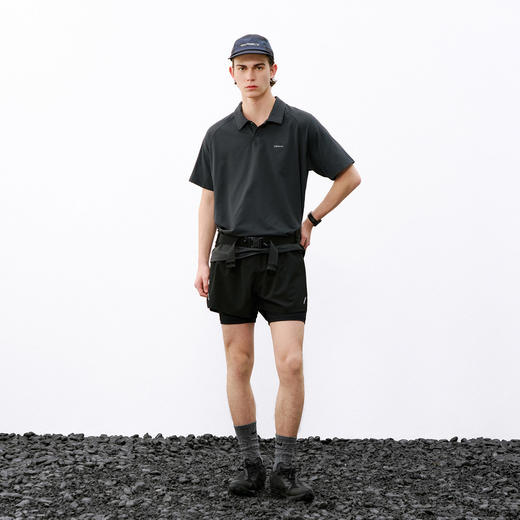 714street明线插肩袖POLO 商品图3