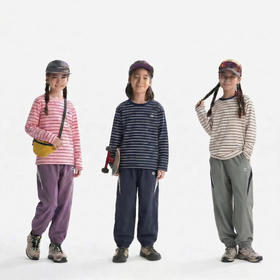 童速干长袖长裤套装！2026中大童运动休闲瑜伽裤男女童户外运动2套装！