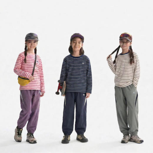 童速干长袖长裤套装！2026中大童运动休闲瑜伽裤男女童户外运动2套装！ 商品图0