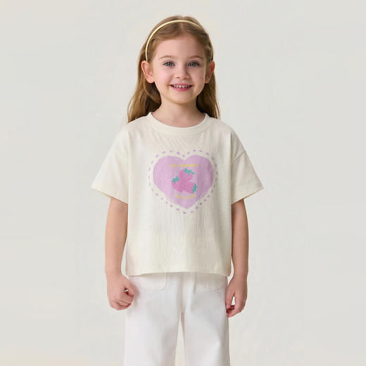 马克珍妮夏日果园女童凉感多彩T 2026年夏装新款560750 商品图1