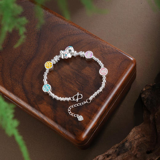 子佩集【‌‌福马萌动】银S999手串手链【SC001725】平安喜乐小马2602 商品图3