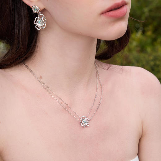 ARSIS 丨 繁绮系列 繁花风影双层锁骨链 商品图5