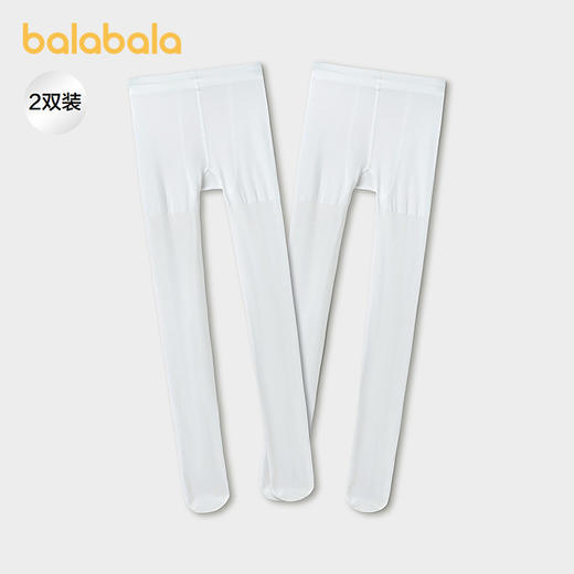 【商场同款】巴拉巴拉女童连裤袜夏季新款薄儿童舞蹈袜学生两条装 商品图0