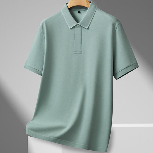 【DDS】【100%棉】大依优型大码男装夏季冰丝短袖POLO衫商务休闲上衣T恤 商品图4