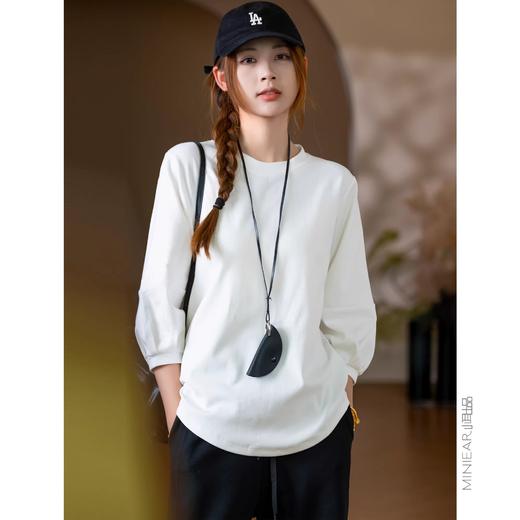 七分灯笼袖宽松T恤 专柜级质感！ 商品图3