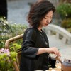 西子/胸有成竹25姆米桑蚕丝非遗香云纱竹叶绣花外套/WTTJ1108 商品缩略图4