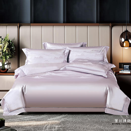 鑫缘 真丝混纺提花四件套  DSA6418-DSA6420 商品图4