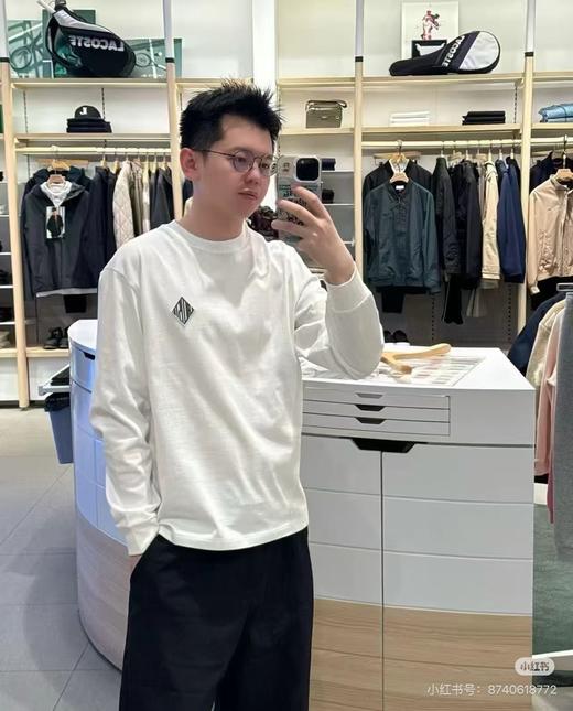 LACOSTE 26春季新款简约质感长袖T恤 商品图2