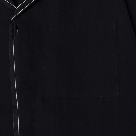 SDSA男装2026新款高贵轻奢韩系简约拼接翻领短袖衬衫百搭时尚上衣 商品图3