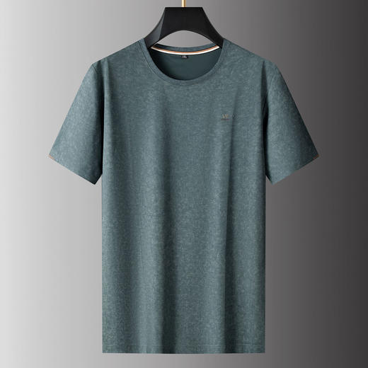 【DPS】大依优型大码男装夏季冰丝圆领短袖T恤运动休闲上衣半袖男士 商品图1