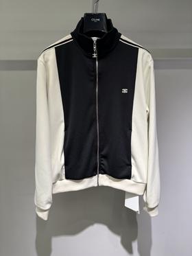 中性款拼色立领外套he008