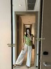 LO*W CLA*SIC 新款 纯色直筒宽松亚麻天丝休闲裤西装裤 商品缩略图2