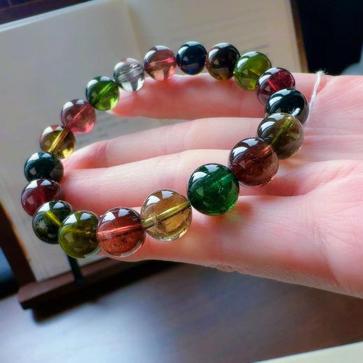 9.9mm老矿碧玺手串 商品图2