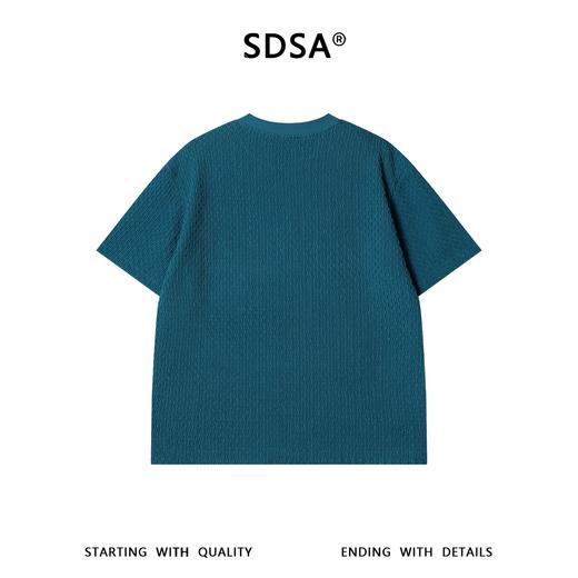 26T230SDSA男装2026新款高贵轻奢日系复古纯色肌理圆领短袖T恤百搭上衣 商品图4