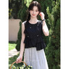鹿向南【0328/20:00新品前1小时5折限量100件】黑色吊带背心上衣 商品缩略图0
