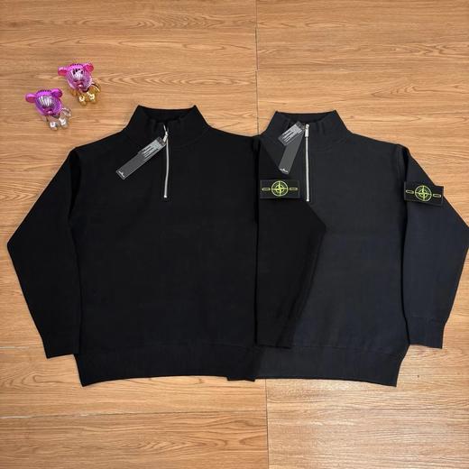 F032504高街风格时尚百搭胸口半拉链机能毛衣长袖外套 商品图0