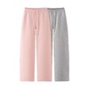 F032578简约松弛感阔腿运动裤女抽绳垂感休闲裤直筒卫裤 商品缩略图0