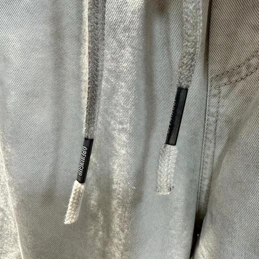 F032517不规则分布十字贴布风格侧排十字架休闲长裤卫裤 商品图10