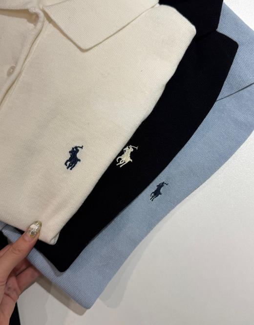 爆单！不接急单！𝟐𝟔新款拉夫匹马棉短袖针织开衫！10-15天发货！ 商品图14