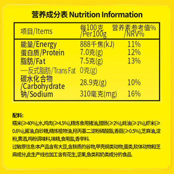 湾仔码头珍味蚝油糯米鸡450g6只装早餐半成品食品面点 商品图0
