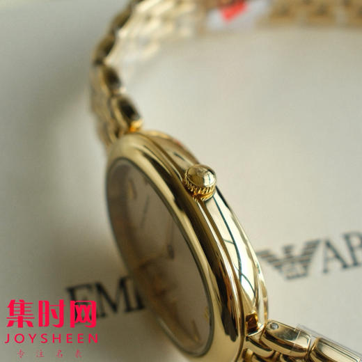 原单阿玛尼AR11707 女士腕表｜复古金表界的“颜值天花板” 白鹿同款 椭圆香槟盘+钢带 商品图5