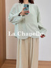 专柜实拍【森系！】拉夏贝尔/La Chapelle全棉小众高级圆领宽松净版娃娃衫双排扣简约通勤风纯棉长袖衬衫 商品缩略图3