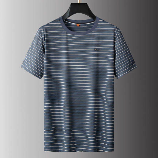 【DPS】【DPS】大依优型大码男装夏季冰丝圆领短袖T恤运动休闲上衣半袖男士 商品图2