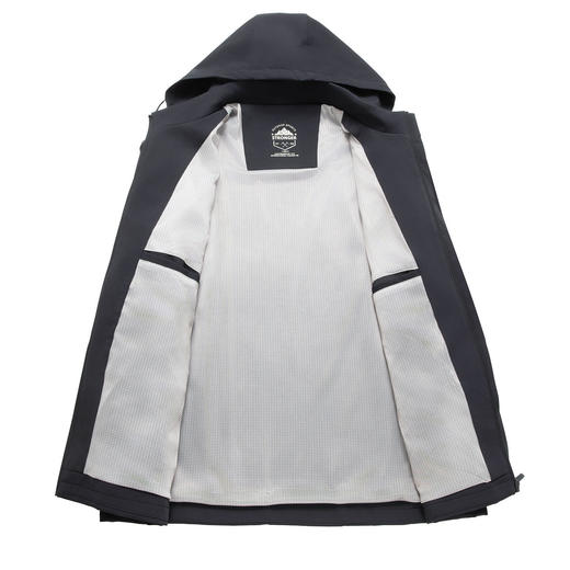 【DPS】大依优型大码男装春季连帽可拆夹克外套商务休闲简约百搭长袖外套 商品图3