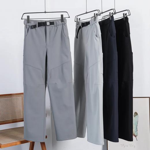 F032582户外机能裤春夏男士松紧腰防泼水登山徒步运动休闲裤 商品图2
