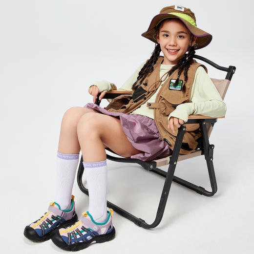 【猫爪徒步系列】SMIBU男女中大童户外登山鞋镂空包头运动凉鞋Z52KB3602【种草号团购】 商品图4