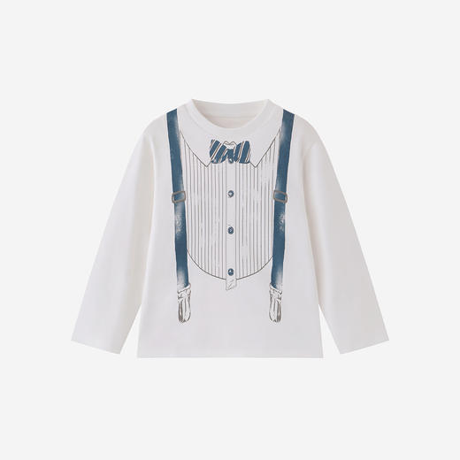 【商场同款】英氏童装儿童长袖T恤春秋男童上衣休闲衣服百搭新款 商品图4