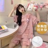 女士睡夏季带胸垫短袖短裤七分裤薄款可外穿两件套装家居M-3XL★娃娃优选 商品缩略图2