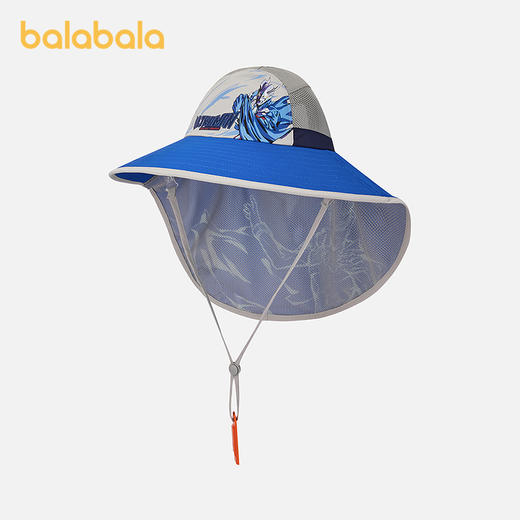 【商场同款奥特曼IP】巴拉巴拉儿童帽子男童披帘防晒帽舒适时尚潮 商品图1