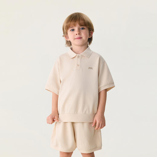 马克珍妮一套省心男童凉感POLO套装2026年夏装新款560350 商品图2